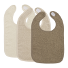 Meyco Σετ 3 Σαλιάρες  Natural/Soft Sand/Taupe  |  MEY-240.000.DB.02C