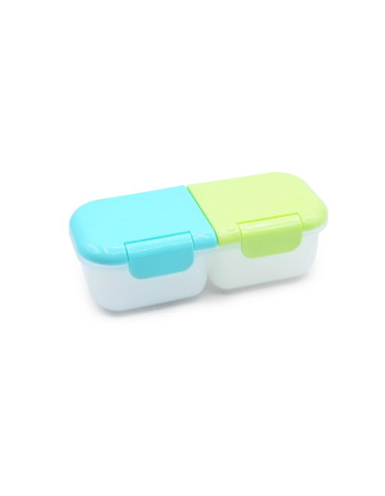 Melii – Δοχείo Σνακ 2 Θέσεων Blue | Lime  |  MEL22510