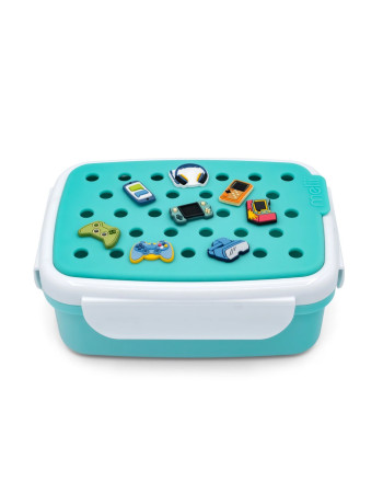 Melii – Bento Φαγητοδοχείο με Charms Μπλε  |  MEL27600