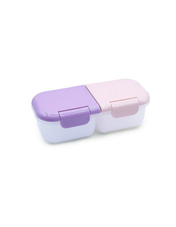 Melii – Δοχείo Σνακ 2 Θέσεων Pink | Purple  |  MEL22500