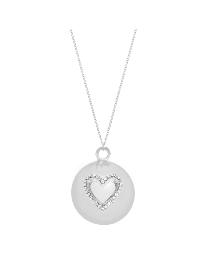 Proud Mama Lilo Heart Silver  |  PM-744
