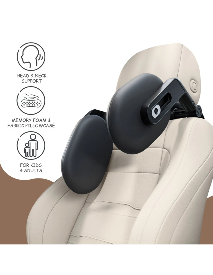 Sipo Ρυθμιζόμενο Προσκέφαλο Αυτοκινήτου με Memory Foam για Στήριξη Αυχένα  |  SIP-SCA-40CH