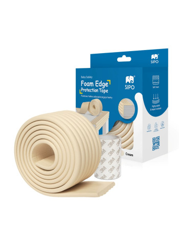 Sipo Αφρώδης Προστατευτική Ταινία L Shape – Cream  |  SIP-SBS-T11-L20