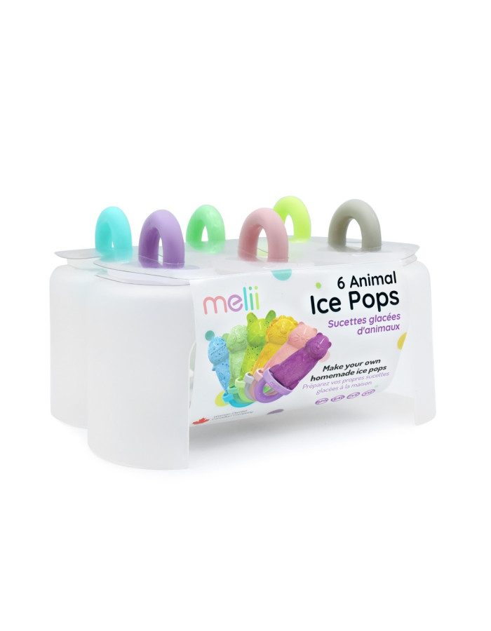 Melii – 6 Piece Animal Ice Pops with Tray | MEL19300 Melii – 6 Piece Animal Ice Pops with Tray | MEL19300