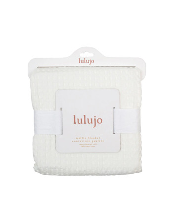 Lulujo Waffle Κουβερτούλα Cream Vanilla  |  LJ759