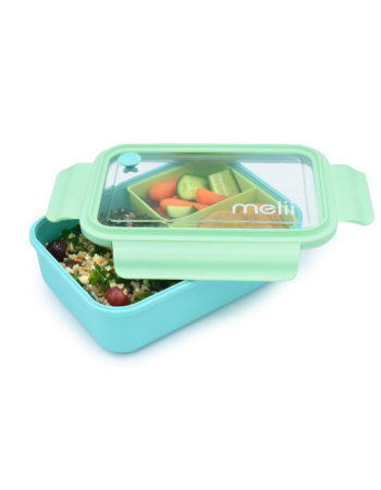 Melii – Bento 3 θέσεων 1250ml Blue – Mint New  |  MEL21951