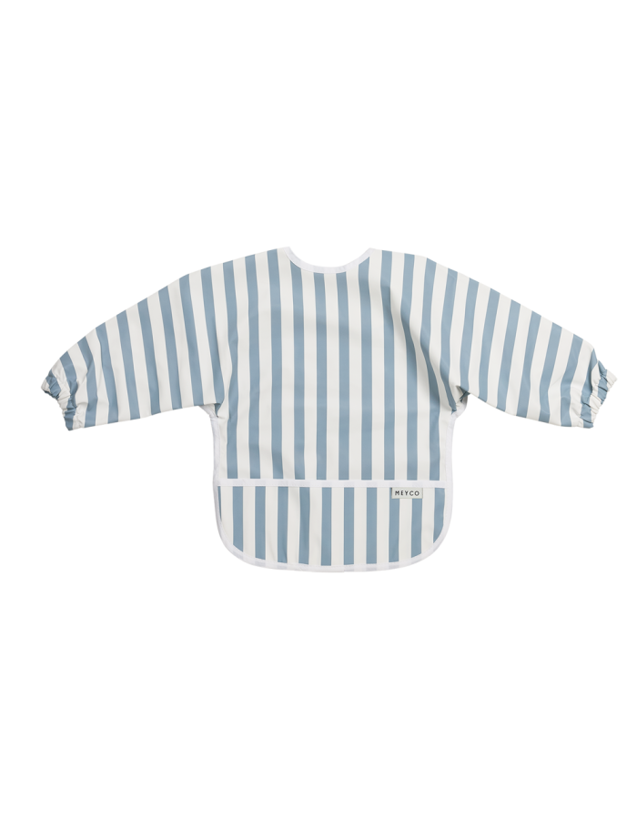 Meyco Σαλιάρα με Μανίκια Fat Stripe Jeans Blue  |  MEY-242.253.78.00A