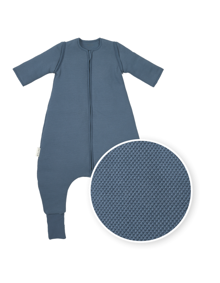 Meyco 100% Βαμβακερός Υπνόσακος 2.5 Tog με Ποδαράκια Classic Indigo (9 μηνών-5 ετών) - 80cm  |  MEY-323.000.50.04