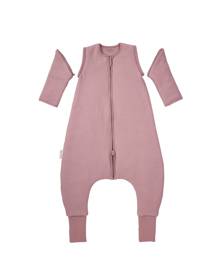 Meyco 100% Βαμβακερός Υπνόσακος 2.5 Tog με Ποδαράκια Classic Purple Pink (9 μηνών-5 ετών) - 80cm  |  MEY-323.000.85.04