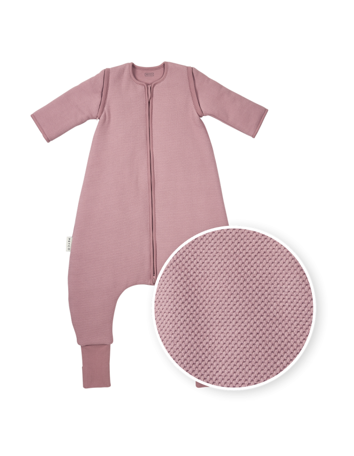 Meyco 100% Βαμβακερός Υπνόσακος 2.5 Tog με Ποδαράκια Classic Purple Pink (9 μηνών-5 ετών) - 80cm  |  MEY-323.000.85.04