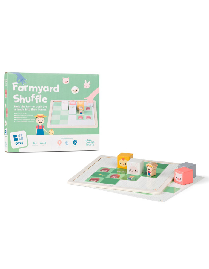 Bs Toys – Farmyard Shuffle 100% FSC Wood  |  GA562