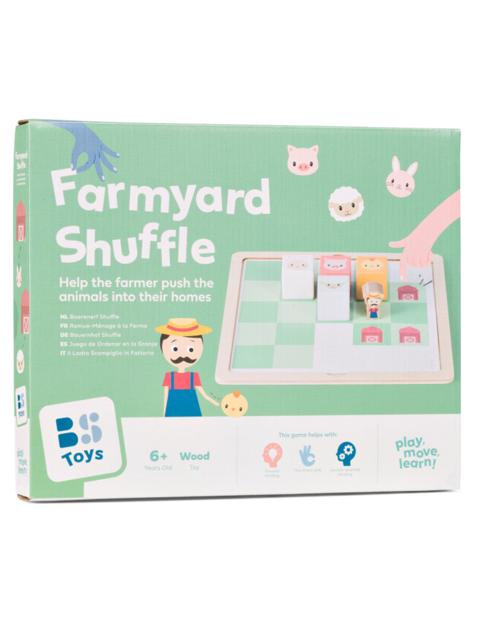 Bs Toys – Farmyard Shuffle 100% FSC Wood  |  GA562