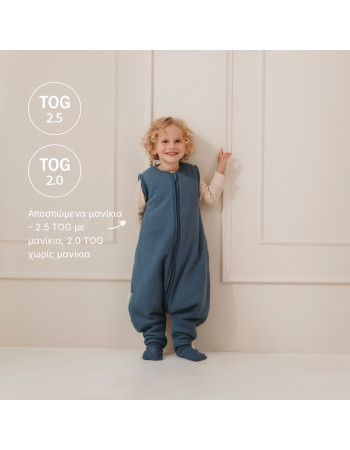 Meyco 100% Βαμβακερός Υπνόσακος 2.5 Tog με Ποδαράκια Classic Indigo (9 μηνών-5 ετών) - 80cm | MEY-323.000.50.04 Meyco 100% Βαμβακερός Υπνόσακος 2.5 Tog με Ποδαράκια Classic Indigo (9 μηνών-5 ετών) - 80cm | MEY-323.000.50.04