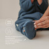 Meyco 100% Βαμβακερός Υπνόσακος 2.5 Tog με Ποδαράκια Classic Indigo (9 μηνών-5 ετών) - 80cm  |  MEY-323.000.50.04