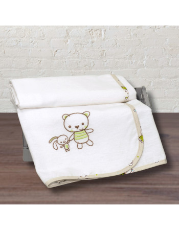 Πάνα Φανελλένια 100% Βαμβάκι 80x80cm 200 γρ/τμ Design 213 Oliver Baby | 46-6742/213