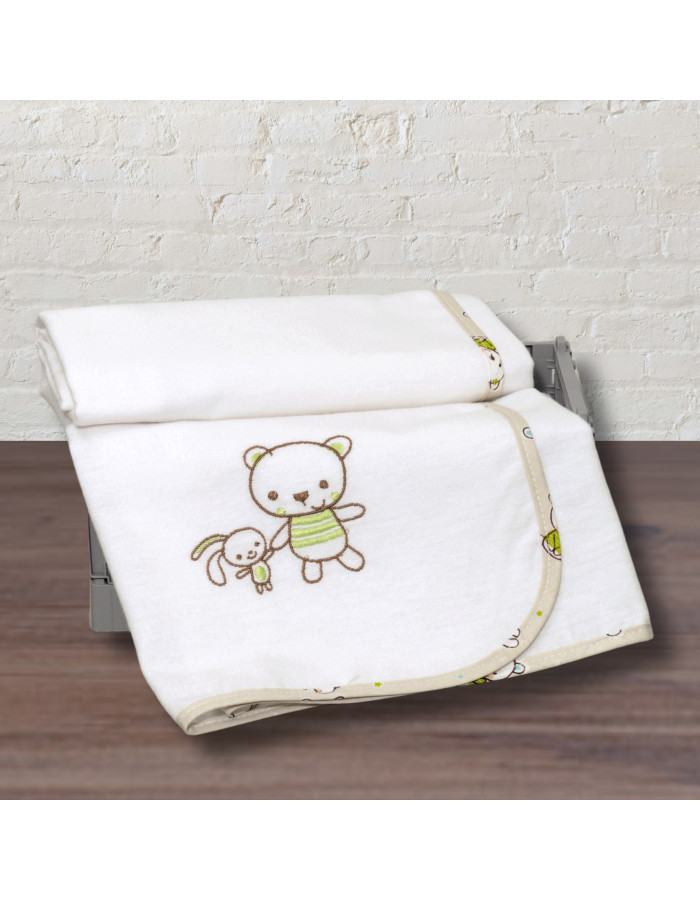 Πάνα Φανελλένια 100% Βαμβάκι 80x80cm 200 γρ/τμ Design 213 Oliver Baby | 46-6742/213 Πάνα Φανελλένια 100% Βαμβάκι 80x80cm 200 γρ/τμ Design 213 Oliver Baby | 46-6742/213