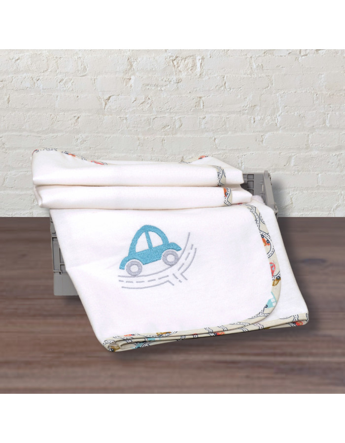 Πάνα Φανελλένια 100% Cotton 80x80 200 γρ/τμ Design 214 Oliver Baby | 46-6742/214