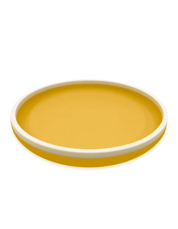 Πιάτο Σιλικόνης 18 cm - Κίτρινο - Smikkels | 63-30059