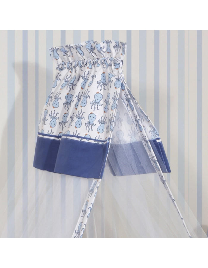 Κουνουπιέρα 180x500 cm Design 941Μπλε-Εμπριμέ | 46-2703/941 Κουνουπιέρα 180x500 cm Design 941Μπλε-Εμπριμέ | 46-2703/941