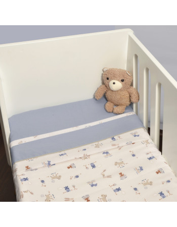 Σεντόνια Λίκνου Σετ 2τεμ. 75x110cm 100% Βαμβάκι Design 414 Oliver Baby | 46-6704/414
