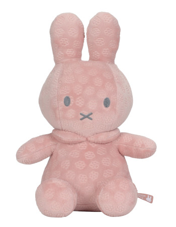 Λούτρινο Από Βελουτέ Ύφασμα 30cm Ροζ Miffy Flowers | 47-3895