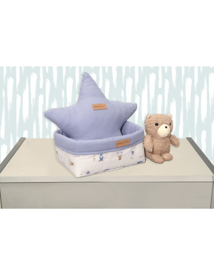 Καλάθι Αποθήκευσης 25x15x13cm ύψος Design 414 Oliver Baby | 46-6712/414