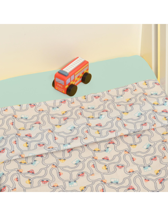 Σεντόνια Λίκνου Σετ 2 τεμ. 80x100 cm 100% Βαμβάκι Design 214 Oliver Baby | 46-6704/214