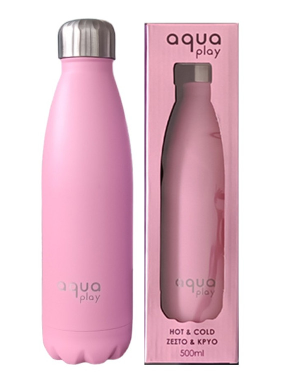 Μπουκάλι Θερμός 500 ml AquaPlay Ροζ | 64-52