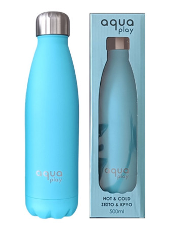 Μπουκάλι Θερμός 500 ml AquaPlay Γαλάζιο | 64-69