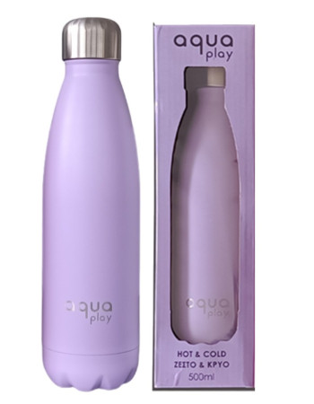 Μπουκάλι Θερμός 500 ml AquaPlay Λιλά | 64-83