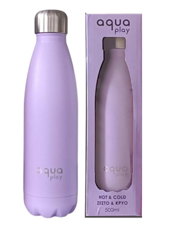 Μπουκάλι Θερμός 500 ml AquaPlay Λιλά | 64-83