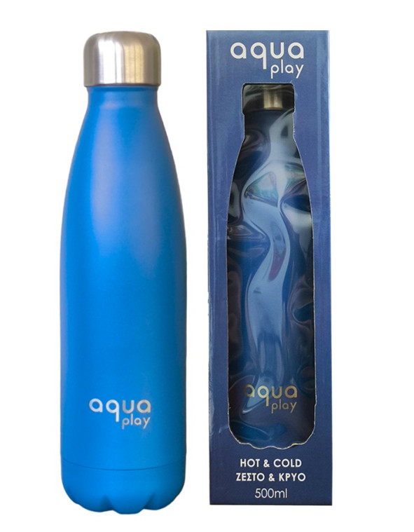 Μπουκάλι Θερμός 500 ml AquaPlay Μπλε | 64-40