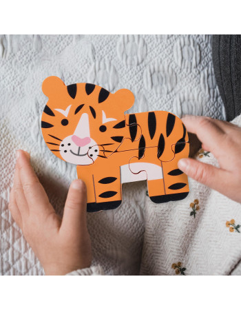 Μικρό Παζλ Τιγράκι Animals Orange Tree Toys | 60-06979