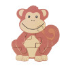 Μικρό Παζλ Μαϊμουδάκι Animals Orange Tree Toys | 60-06986