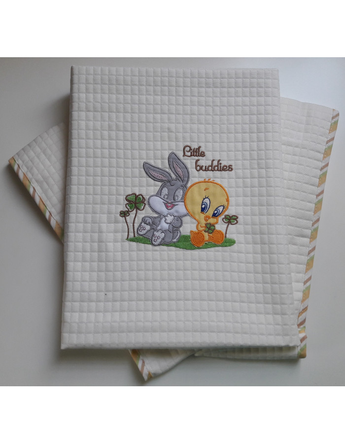 Κουβέρτα Πικέ Αγκαλιάς Baby Looney Tunes Design 30A | 36-1721/30A