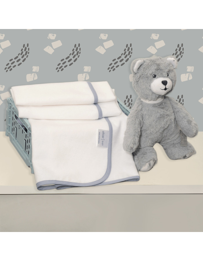 Πάνα Φανελλένια 80x80 cm με Ρέλι 200 γρμ/τμ - Design 311 - Oliver Baby | 46-6741/311