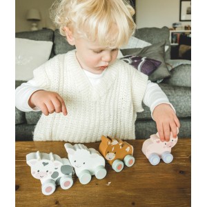 Αγελαδίτσα Push & Pull Farmyard Orange Tree Toys | 60-07603