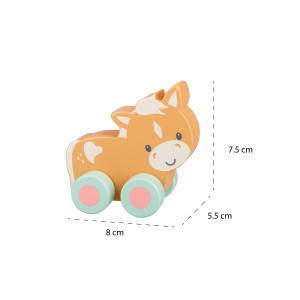 Αλογάκι Push & Pull Farmyard Orange Tree Toys | 60-07597