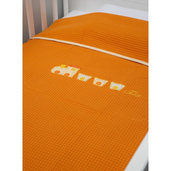 Baby Oliver des.473 Κουβέρτα Πικέ Κούνιας 100x140 | 46-6220/473