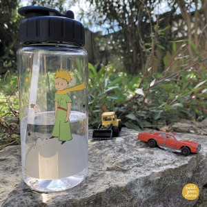 Διάφανο Παγούρι Με Αποσπώμενο Καλαμάκι 350 ml Little Prince - Petit Jour Paris | 52-900/11