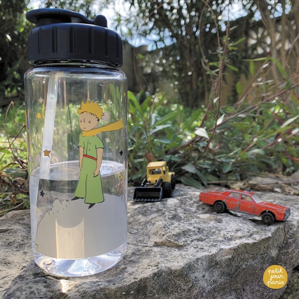 Διάφανο Παγούρι Με Αποσπώμενο Καλαμάκι 350 ml Little Prince - Petit Jour Paris | 52-900/11