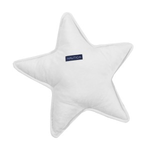 Διακοσμητικό Μαξιλάρι Βελουτέ Αστέρι Design 900 Λευκό | 49-9710/900
