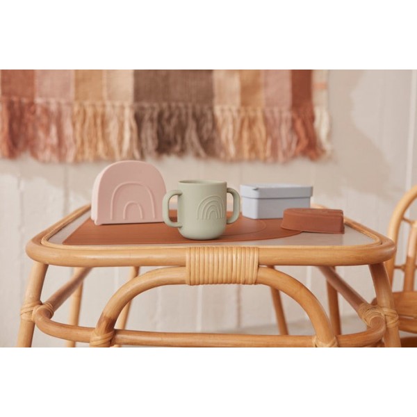 Φαγητοδοχείο Σιλικόνης Rainbow - Καφέ - ΟΥΟΥ | 53-107092