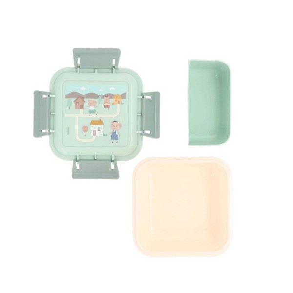 Φαγητοδοχείο με καπάκι ασφαλείας 3 Little Pigs  - Tutete | 61-88818