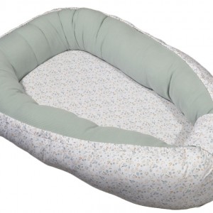 Φωλιά Διπλής Όψης Πλεκτό Ζέρσεϋ 100% Βαμβάκι 75x110cm Design 403 Oliver Baby | 46-6716/403