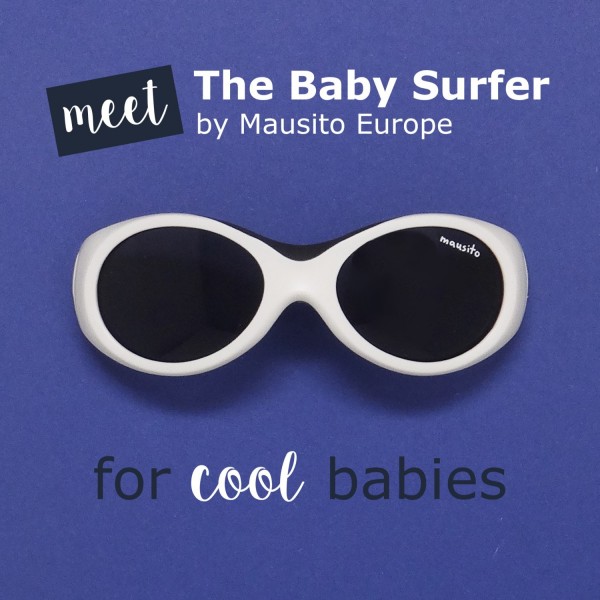 Γυαλιά Ηλίου για Παιδιά 0-18 μηνών Σκούρο Μπλε-Λευκό Baby Surfer Mausito | 57-80061