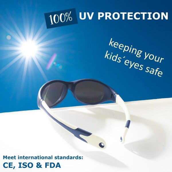 Γυαλιά Ηλίου για Παιδιά 2-4 ετών Σκούρο Μπλε The Surfer Mausito | 57-80047