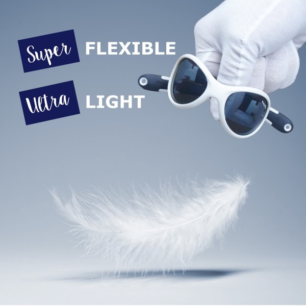 Γυαλιά Ηλίου για Παιδιά 2-4 ετών Λευκό - Σκούρο Μπλε The Surfer Mausito | 57-80016