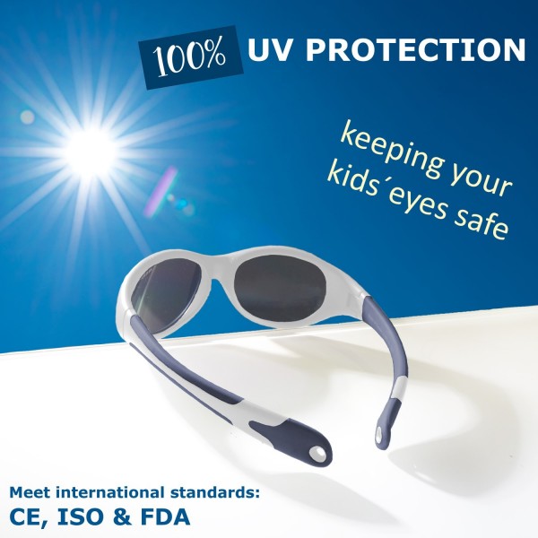 Γυαλιά Ηλίου για Παιδιά 2-4 ετών Λευκό - Σκούρο Μπλε The Surfer Mausito | 57-80016