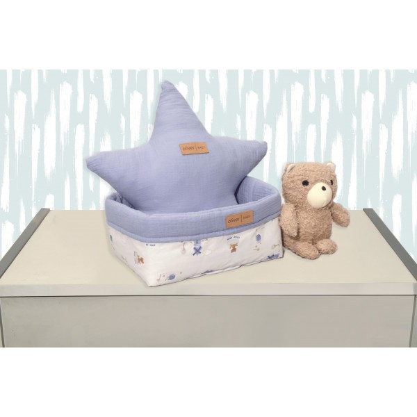Καλάθι Αποθήκευσης 25x15x13cm ύψος Design 414 Oliver Baby | 46-6712/414